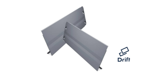 Wiatrownica dolna Drift Budmat 350 mm 